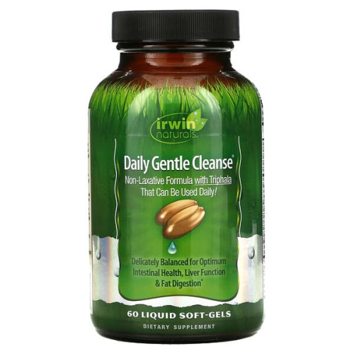 Irwin Naturals, Daily Gentle Cleanse, 60 Liquid Soft-Gels