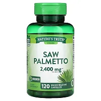 Nature&#x27;s Truth, Saw Palmetto, 2,400 mg, 120 Quick Release Capsules (1,200 mg per Capsule)