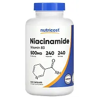 Nutricost, Niacinamide, 500 mg, 240 Capsules