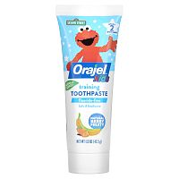 Orajel, Elmo Training Toothpaste, Fluoride-Free, 3 Months to 4 Years, Berry Fun, 1.5 oz (42.5 g)