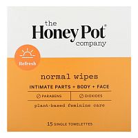 The Honey Pot Company, Обычные салфетки, 15 отдельных салфеток