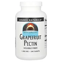 Source Naturals, Grapefruit Pectin, 1,000 mg , 240 Tablets (333 mg per Tablet)