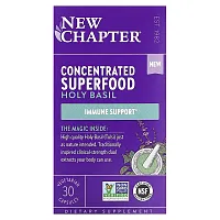 New Chapter, Concentrated Superfood Holy Basil, 30 Vegetarian Capsules