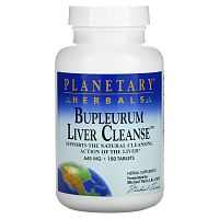 Planetary Herbals, Bupleurum Liver Cleanse, 545 мг, 150 таблеток