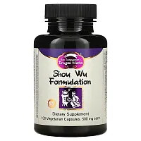 Dragon Herbs, Shou Wu Formulation, 500 mg, 100 Vegetarian Capsules