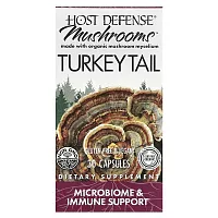 Host Defense, Mushrooms, Turkey Tail, 30 Capsules