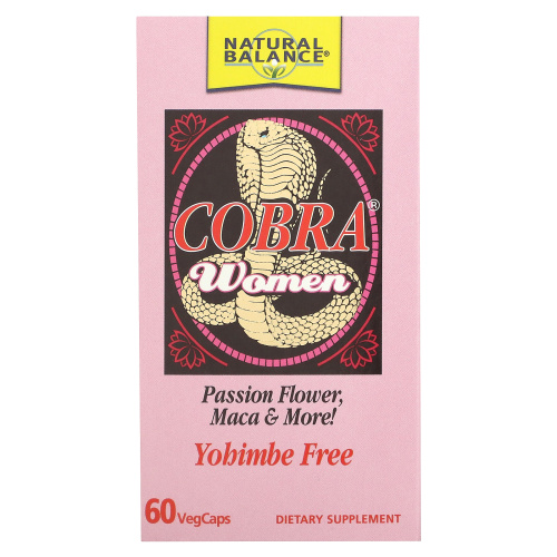 Natural Balance, Cobra Women, 60 капсул на растительной основе