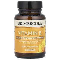 Dr. Mercola, Vitamin E, 30 Capsules