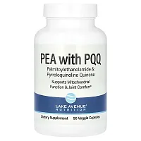 Lake Avenue Nutrition, PEA 300 mg + PQQ 10 mg, 90 Veggie Capsules