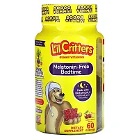 L&#x27;il Critters, Melatonin-Free Bedtime Gummies, Cherry Peach, 60 Gummies