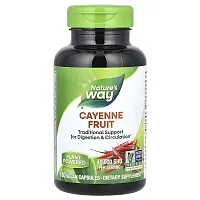 Nature&#x27;s Way, Cayenne Fruit, 40,000 SHU, 180 Vegan Capsules