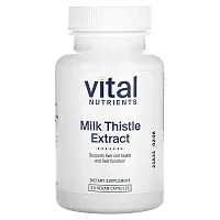 Vital Nutrients, Milk Thistle Extract , 60 Vegan Capsules