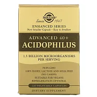 Solgar, Advanced 40+ Acidophilus, 120 Vegetable Capsules