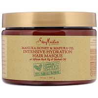 SheaMoisture, Маска для интенсивного увлажнения волос, мед манука и масло мафуры, 340 г (12 унций)