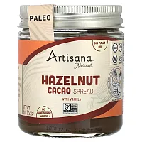 Artisana, Natural, Hazelnut Cacao Spread with Vanilla, 8 oz (227 g)