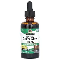 Nature&#x27;s Answer, Cat&#x27;s Claw Bark, Alcohol-Free, 2,000 mg, 2 fl oz (60 ml)