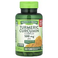 Nature&#x27;s Truth, Turmeric Curcumin Complex Plus Black Pepper Extract, 500 mg, 120 Quick Release Capsules