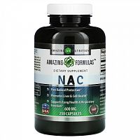 Amazing Nutrition, NAC, 1200 мг, 250 капсул (600 мг в капсуле)