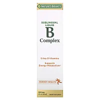 Nature&#x27;s Bounty, B-Complex, Sublingual Liquid, 2 fl oz (59 ml)