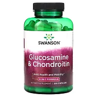 Swanson, Glucosamine &amp; Chondroitin, 200 Capsules