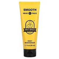 Bee Bald, Smooth Head &amp; Face, Daily Moisturizing, 1.7 fl oz (50 ml)