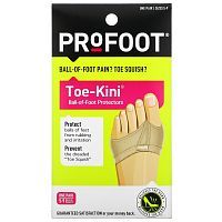 Profoot, Toe-Kini, защитные накладки на подушечку стопы, размеры 5–9, 1 пара