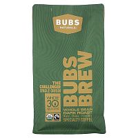 BUBS Naturals, Bubs Brew, The Challenger Single Origin, Whole Bean, Dark Roast, 12 oz (340 g)