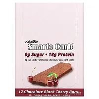 NuGo Nutrition, Smarte Carb Bar, Chocolate Black Cherry, 12 Bars, 1.76 oz (50 g) Each