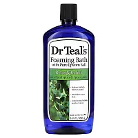 Dr. Teal&#x27;s, Foaming Bath With Pure Epsom Salt, With Eucalyptus &amp; Spearmint, 34 fl oz (1,000 ml)