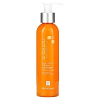 Andalou Naturals, Creamy Cleanser, Meyer Lemon + C, Brightening, 6 fl oz (178 ml)