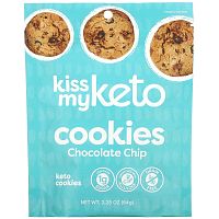 Kiss My Keto, Keto Cookies, шоколадная крошка, 64 г (2,25 унции)