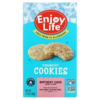 Enjoy Life Foods, Хрустящее печенье, праздничный торт, 178 г (6,3 унции)