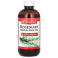 De La Cruz, Rosemary Hair &amp; Skin Oil, 8 fl oz (236 ml)