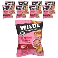 Wilde Brands, Protein Chips, Himalayan Pink Salt, 8 Bags, 1.34 oz (38 g) Each