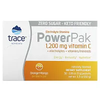 Trace Minerals ®, PowerPak, Orange Mango, 30 Packets, 0.18 oz (5 g) Each