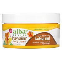 Alba Botanica, Гавайский крем для тела, орех кукуи, 184 г (6,5 унции)