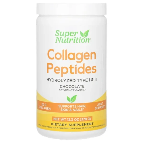 Super Nutrition, Collagen Peptides, Chocolate, 13.33 oz (378 g)