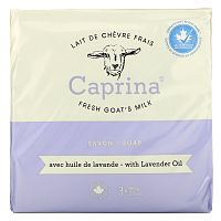 Caprina, Fresh Goat's Milk, Soap Bar, Lavender Oil, 3 Bars, 3.2 oz (90 g)