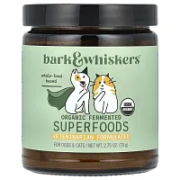 Dr. Mercola, Bark &amp; Whiskers, Organic Fermented SuperFoods, For Dogs &amp; Cats, 2.75 oz (78 g)