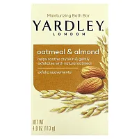 Yardley London, Moisturizing Bath Bar, Oatmeal &amp; Almond, 4 oz (113 g)