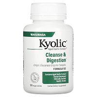 Kyolic, Aged Garlic Extract, экстракт выдержанного чеснока, для очищения и улучшения пищеварения, формула 102, 100 растительных таблеток