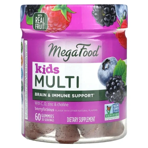 MegaFood, Kids Multi, Berrylicious, 60 Gummies