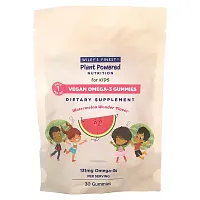 Wiley&#x27;s Finest, Plant Powered Nutrition, Vegan Omega-3 Gummies, For Kids, Watermelon Wonder, 131 mg, 30 Gummies