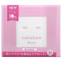 Lululun, Pure Balance, Beauty Sheet Mask, розовая 8FB, 36 шт., 520 мл (18 жидк. Унций)