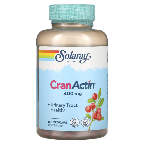 Solaray CranActin Urinary Tract Health 180 капсул фото 3