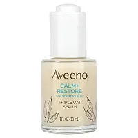 Aveeno, Calm + Restore, For Sensitive Skin, Triple Oat Serum, 1 fl oz (30 ml)