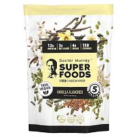 Dr. Murray's, Super Foods, порошок из 3 видов протеина, ваниль, 453,5 г (16 унций)