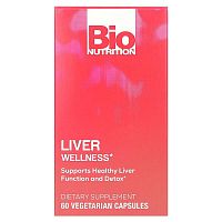 Bio Nutrition, Liver Wellness, 60 Vegetarian Capsules