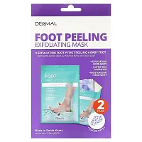 Dermal, Foot Peeling Exfoliating Mask, 2 Pairs