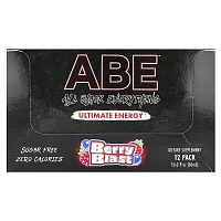 ABE, Ultimate Energy, Berry Blast , 12 Pack, 2 fl oz (60 ml) Each